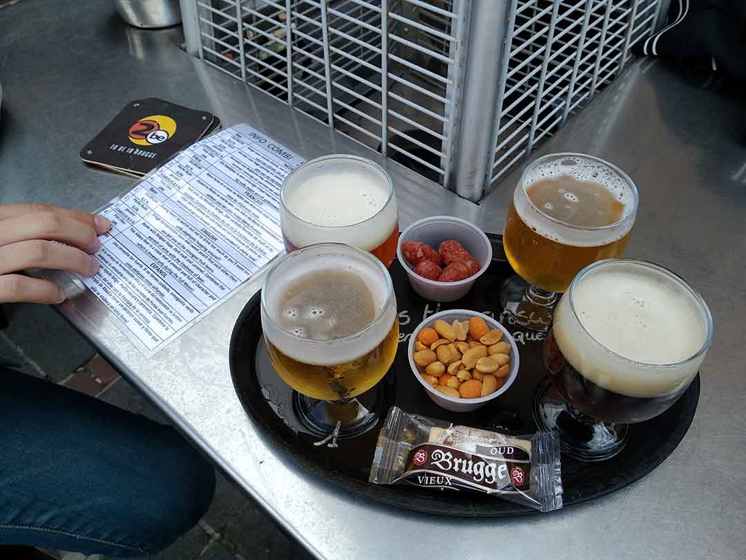 Imagen de una tabla de cervezas